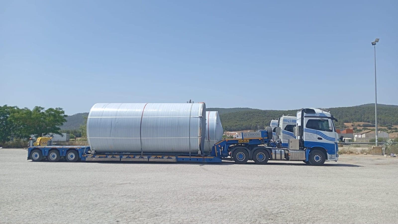 Transporte de depósito alimentario de acero inoxidable