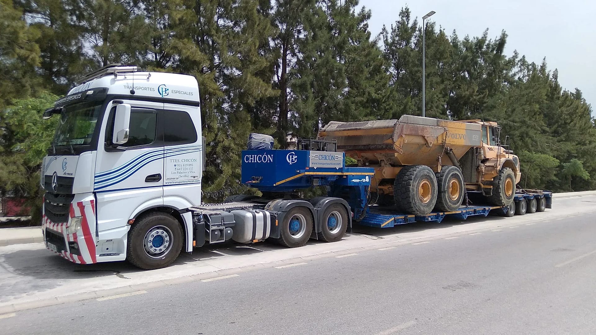 TRANSPORTE ESPECIAL DE DUMPER A35 A40