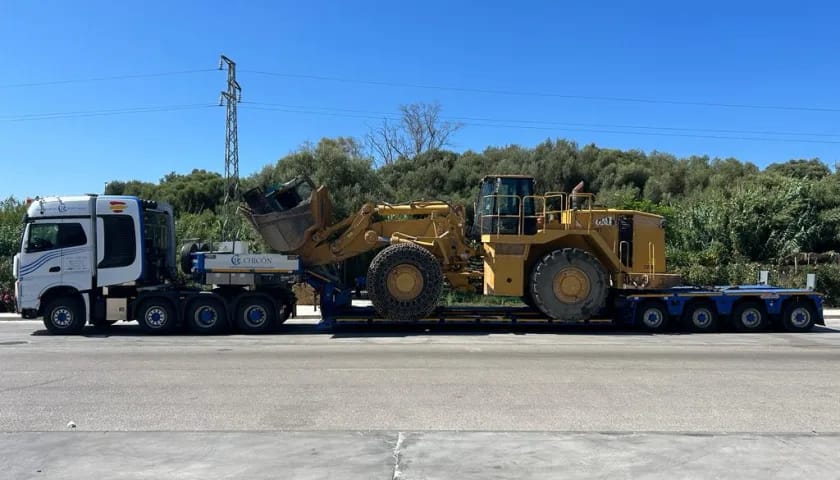 Transporte Chicón - Transporte CATERPILLAR 988 Transporte Chicón - Transporte CATERPILLAR 988
