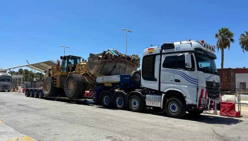 Transporte Chicón - Transporte CATERPILLAR 988 Transporte Chicón - Transporte CATERPILLAR 988