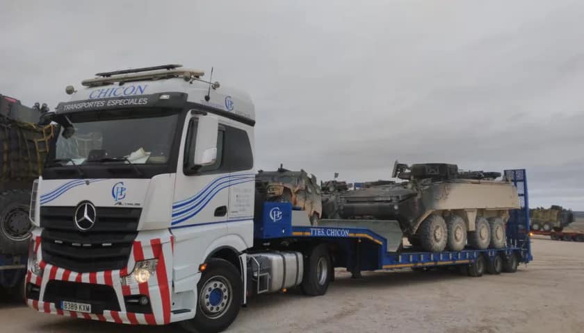 Transportes Chicón - Transportes Vehículos Militares Transportes Chicón - Transportes Vehículos Militares