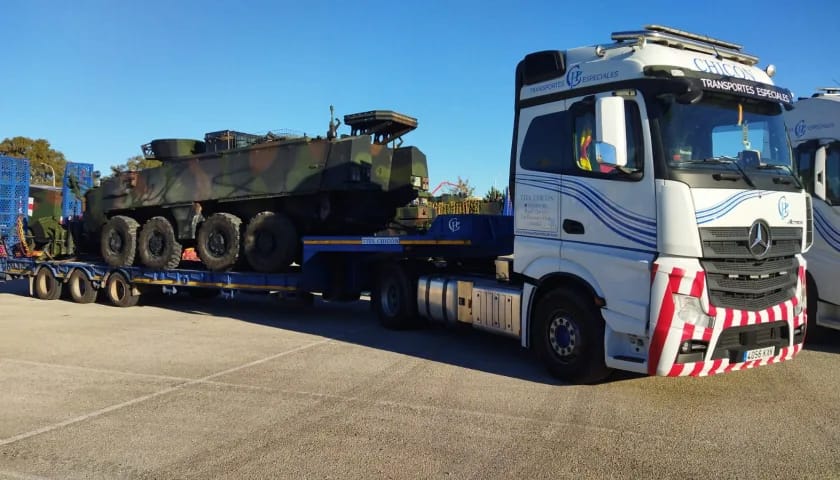 Transportes Chicón - Transportes Vehículos Militares Transportes Chicón - Transportes Vehículos Militares
