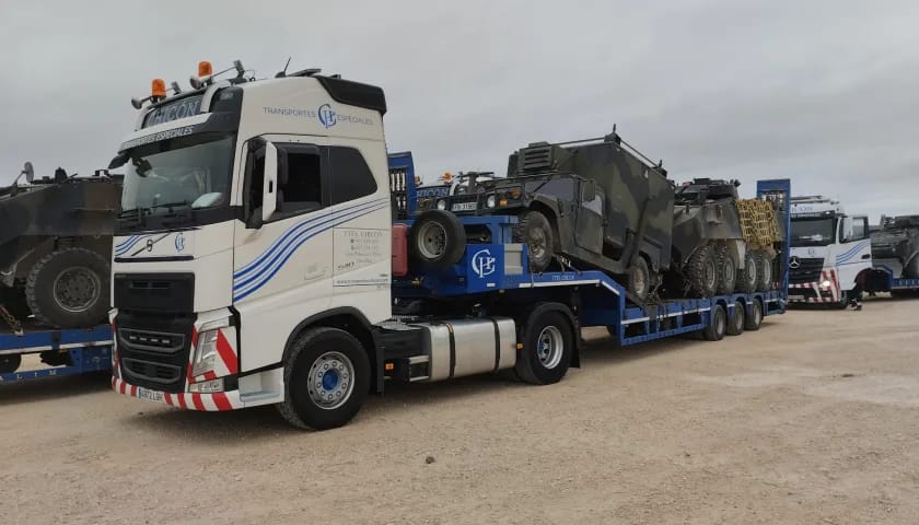 Transportes Chicón - Transportes Vehículos Militares Transportes Chicón - Transportes Vehículos Militares