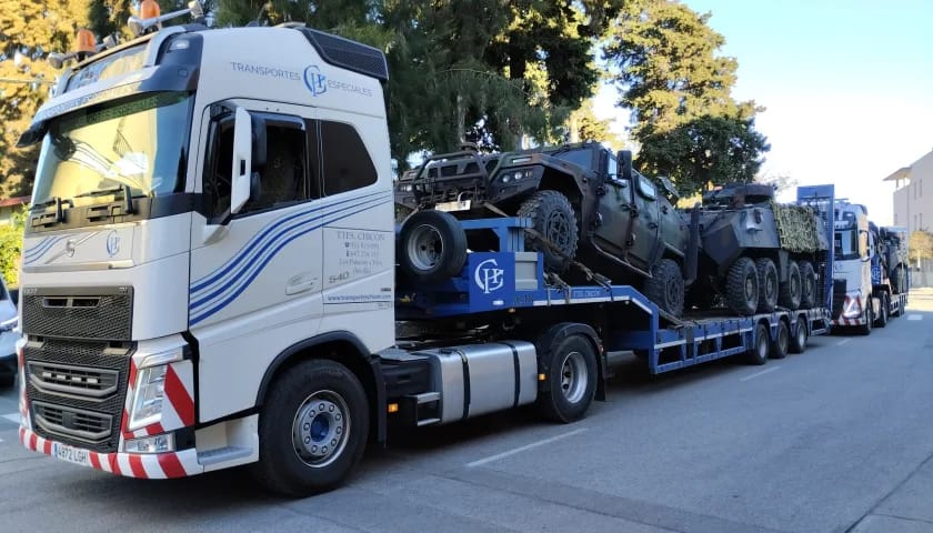 Transportes Chicón - Transportes Vehículos Militares Transportes Chicón - Transportes Vehículos Militares