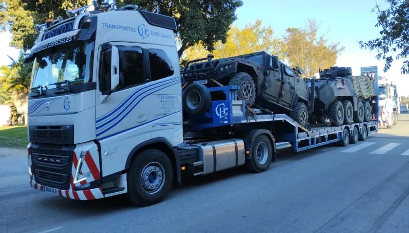Transportes Chicón - Transportes Vehículos Militares Transportes Chicón - Transportes Vehículos Militares