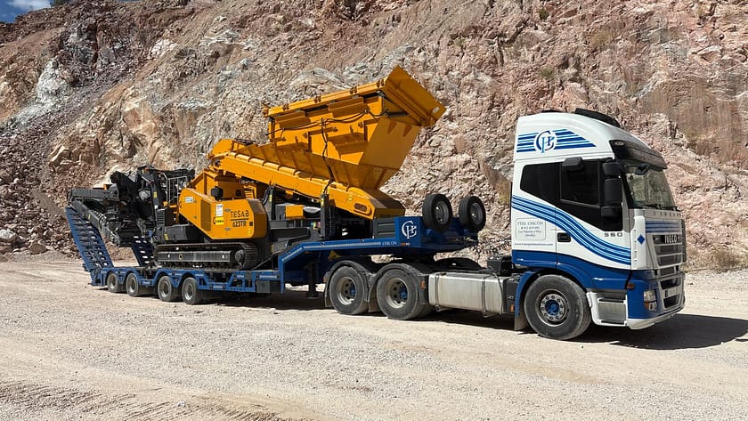 Transportes Chicón - Transporte de maquinaria para minas y canteras de España